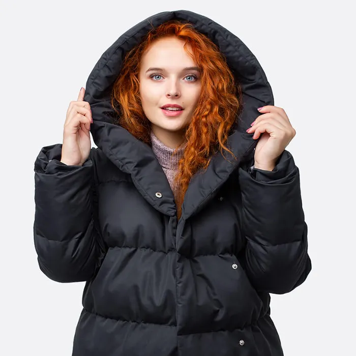 Пуховик-ковдра "Mango Black"