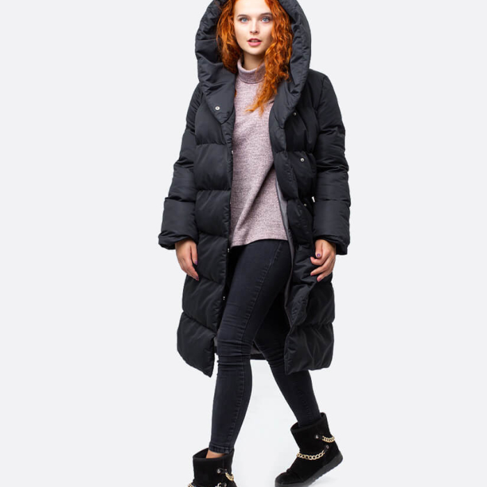 Пуховик-ковдра "Mango Black"