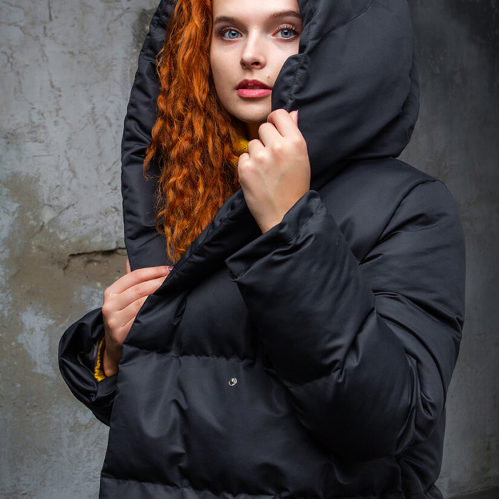 Пуховик-ковдра "Mango Black"