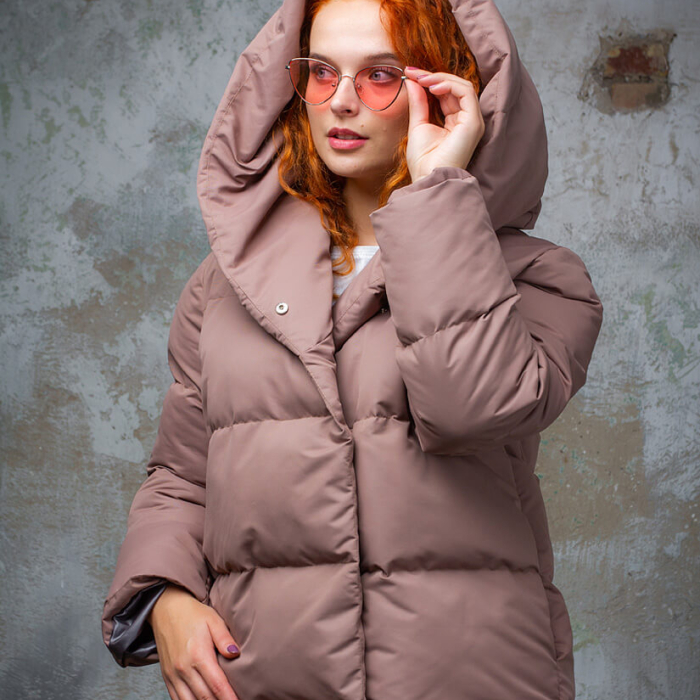 Пуховик-ковдра "Mango Beige"