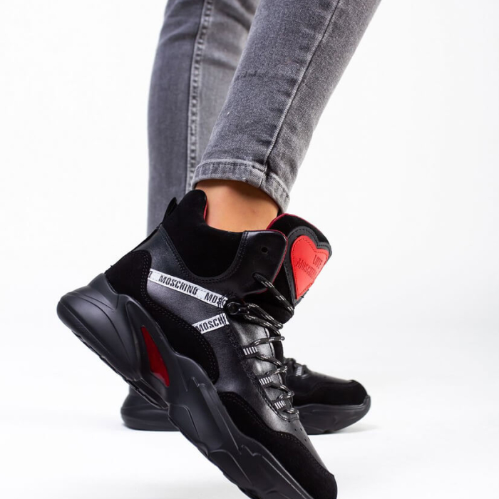 Черевики "Love Moschino Winter Black"