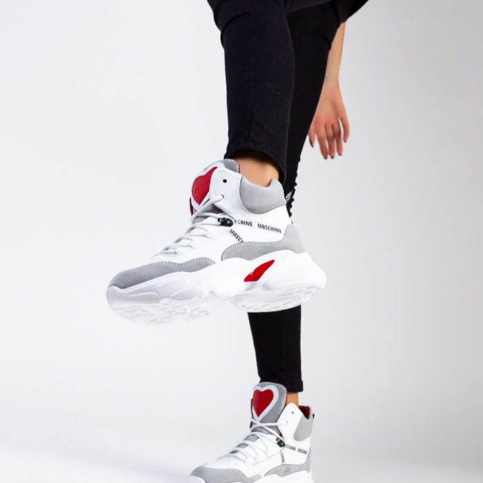 Черевики "Love moschino Winter White"