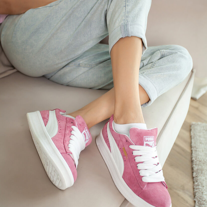 Cнікерси "Vilo Suede Pink"