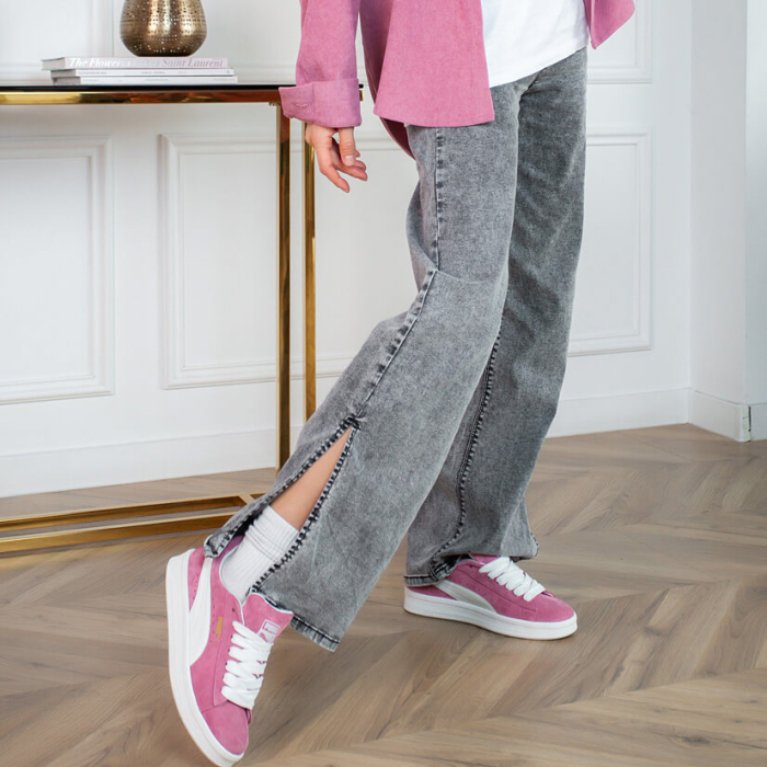 Cнікерси "Vilo Suede Pink"