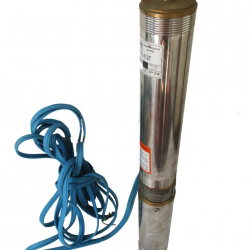 Насос для скважины глубинный центробежный Euroaqua 90QJD109-0,37 0.37 кВт, H-43м, Q-3,6м3/ч +пульт
